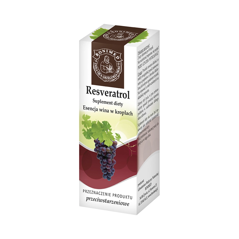 Resveratrol - esencja wina w kroplach